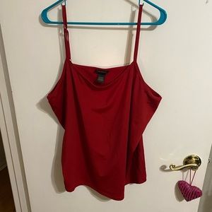 🛍️ 22/24 Lane Bryant dark red camisole tank